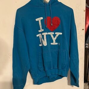 I Love NY Blue Hoodie